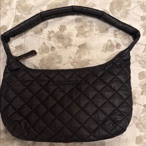 MZ Wallace Black small metro Quilted Shoulder Bag